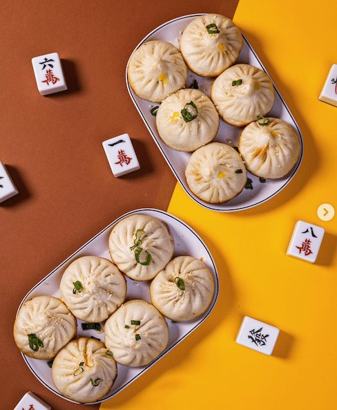 Chinese pan fried buns from Shanghainese restaurant Xu Dumpling